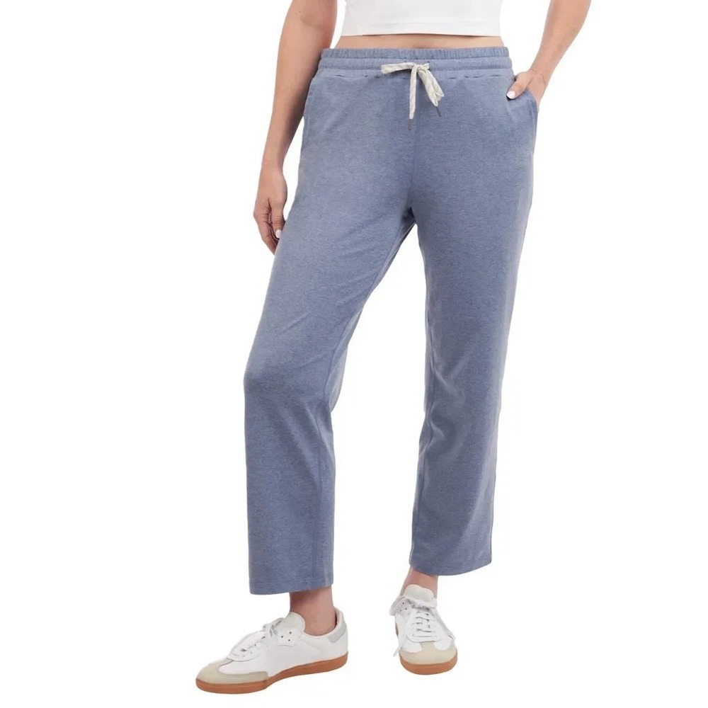 Kirkland Signature Women's Lightweight Crop Pant, Blue, Size: Medium, New